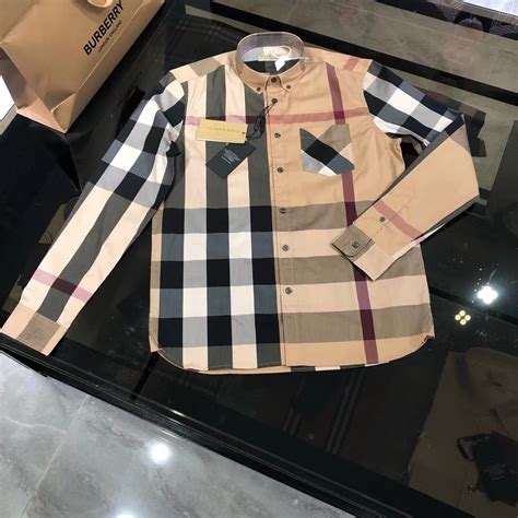 mens burberry replica|first copy Burberry shirts.